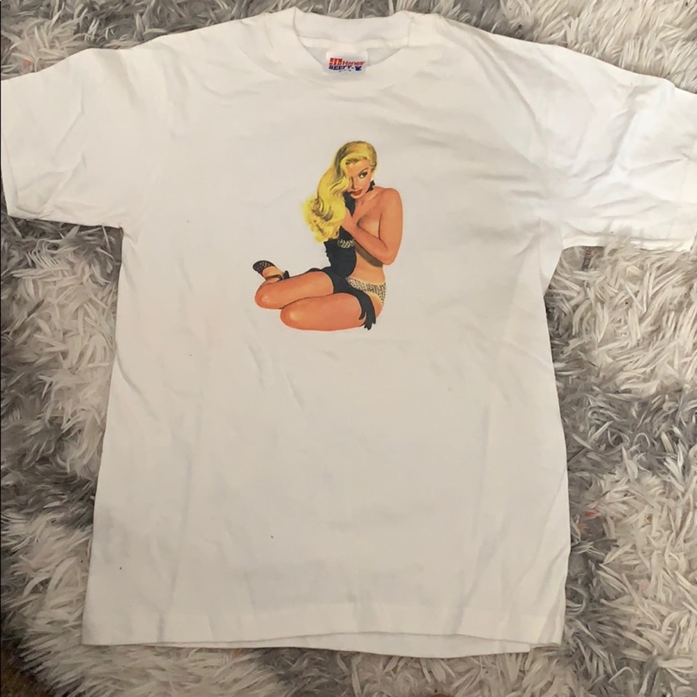 Pinup model T-shirt